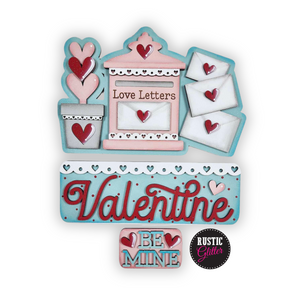 Love Letters Add-on Kit for Interchangeable Farmhouse Truck and Sign| DIY Kit | Unfinished