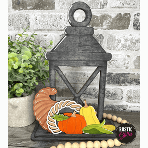 Thanksgiving Insert for Interchangeable Lantern  | DIY Kit | Unfinished