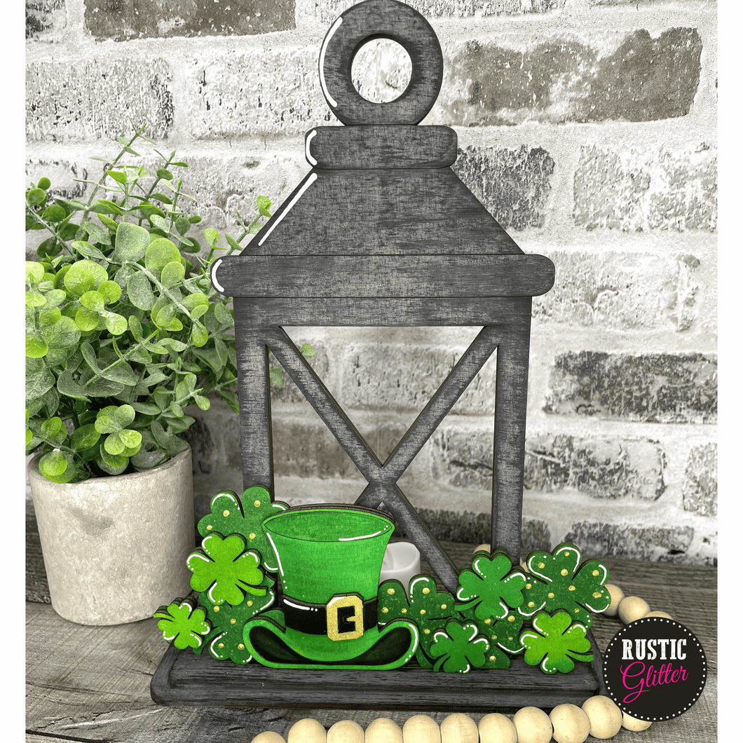 St. Patrick's Day Insert for Interchangeable Lantern  | DIY Kit | Unfinished