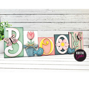 Bloom Shelf Sitter Decor  | DIY Kit | Unfinished