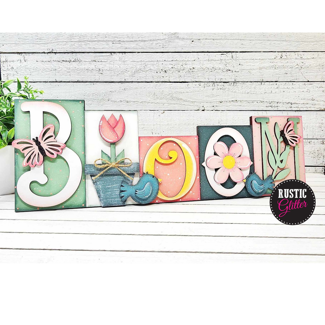 Bloom Shelf Sitter Decor  | DIY Kit | Unfinished