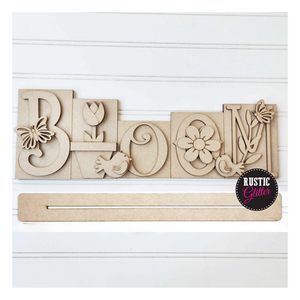 Bloom Shelf Sitter Decor  | DIY Kit | Unfinished