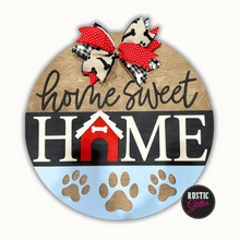 Load image into Gallery viewer, Home Sweet Home (Dog House) Door Hanger | DIY Kit | Unfinished
