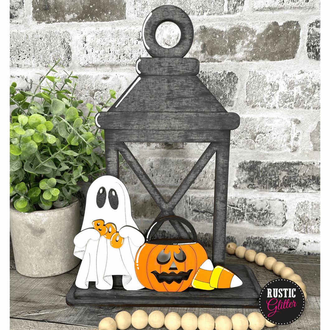 Halloween Ghost Insert for Interchangeable Lantern  | DIY Kit | Unfinished