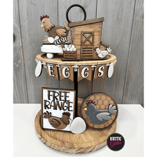 Load image into Gallery viewer, Chicken Tiered Tray | DIY Kit | Unfinished
