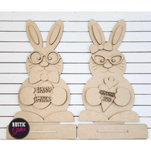 Load image into Gallery viewer, Standing Bunny Shelf Sitter Decor  | DIY Kit | Unfinished
