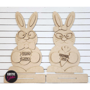 Standing Bunny Shelf Sitter Decor  | DIY Kit | Unfinished