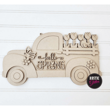 Load image into Gallery viewer, Hello Spring Truck Door Hanger | DIY Kit | Unfinished
