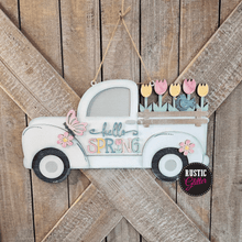 Load image into Gallery viewer, Hello Spring Truck Door Hanger | DIY Kit | Unfinished
