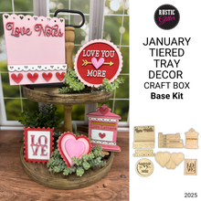 Load image into Gallery viewer, Tiered Tray Decor Craft Box - Monthly Subscription
