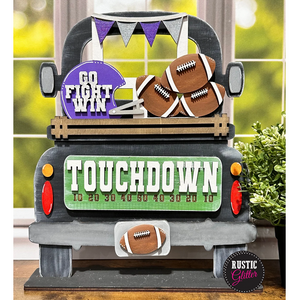 Football Add-on Kit for Interchangeable Farmhouse Truck and Sign| DIY Kit | Unfinished