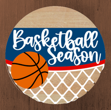 Load image into Gallery viewer, Basketball Season Door Hanger | DIY Kit | Unfinished
