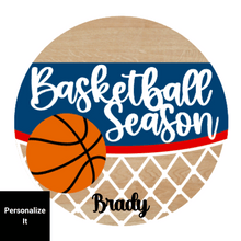 Load image into Gallery viewer, Basketball Season Door Hanger | DIY Kit | Unfinished
