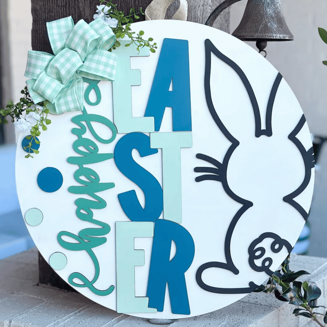 Happy Easter Door Hanger | DIY Kit | Unfinished