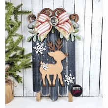 Load image into Gallery viewer, Sled with Deer Mantel Sign | DIY Kit | Unfinished
