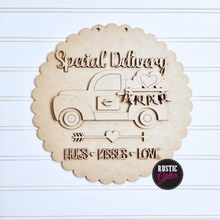 Load image into Gallery viewer, Special Delivery Sign Door Hanger | DIY Kit | Unfinished
