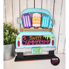 Load image into Gallery viewer, Sweet Summertime Add-on Kit for Interchangeable Farmhouse Truck and Sign| DIY Kit | Unfinished
